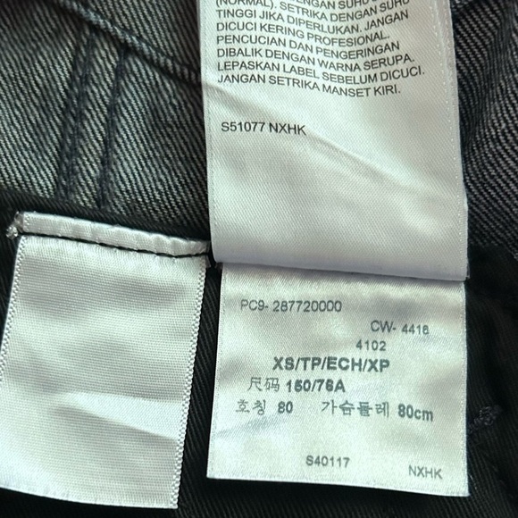 Levis Commuter x Jacquard by Google Trucker Denim Jean Jacket Dark Wash Sz XS - Picture 11 of 12